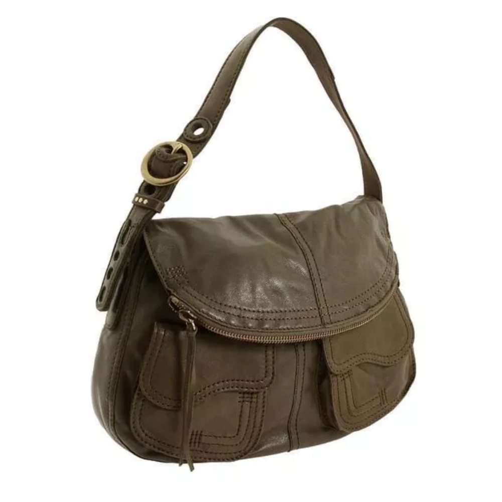 Lucky Brand Stash Leather Hobo Shoulder Handbag